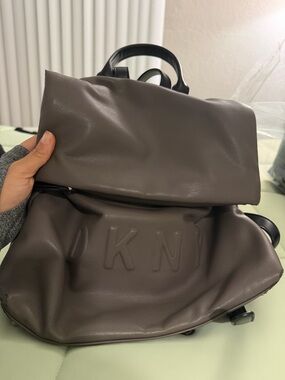 DKNY Leather Backpack